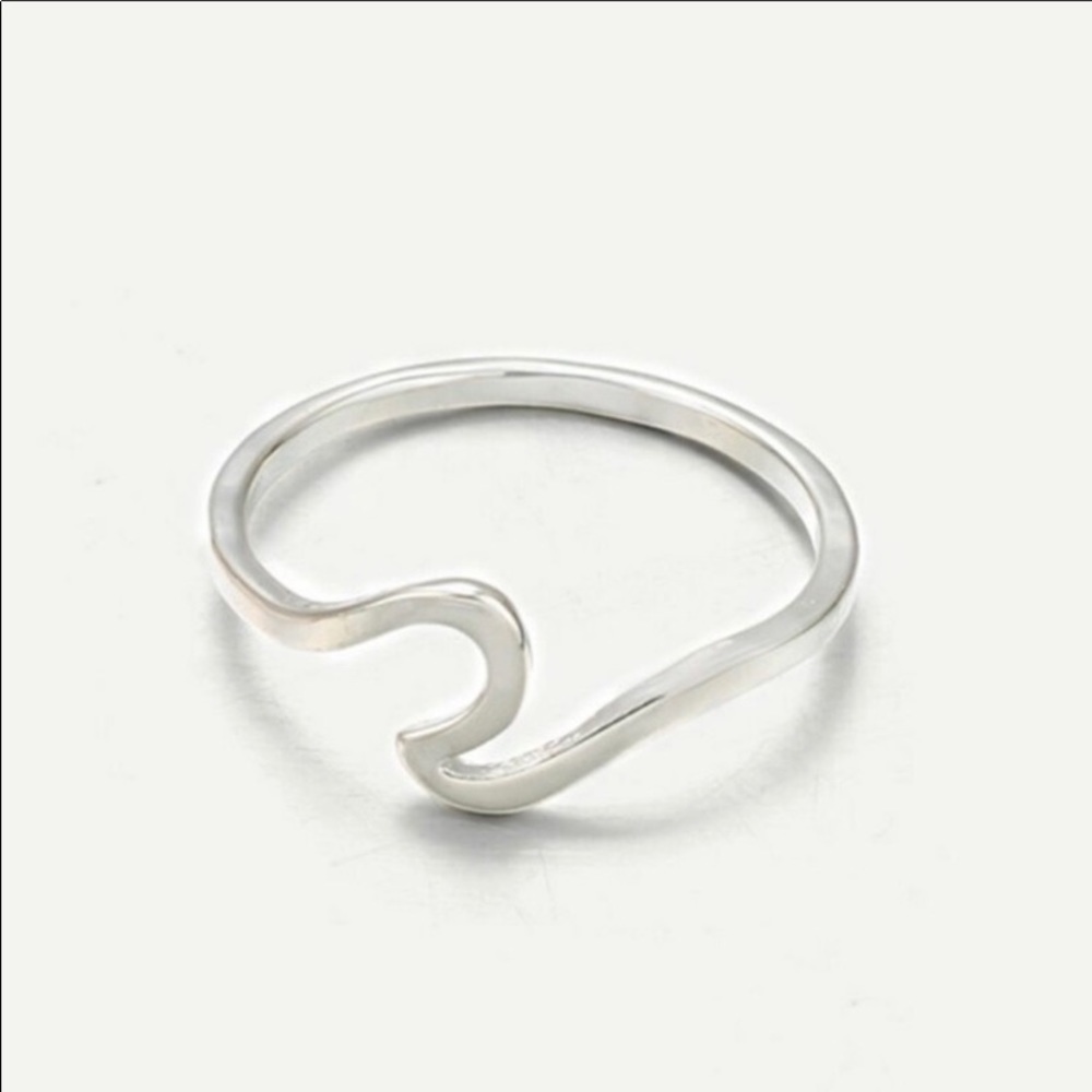 Silver Wave Ring - image 2